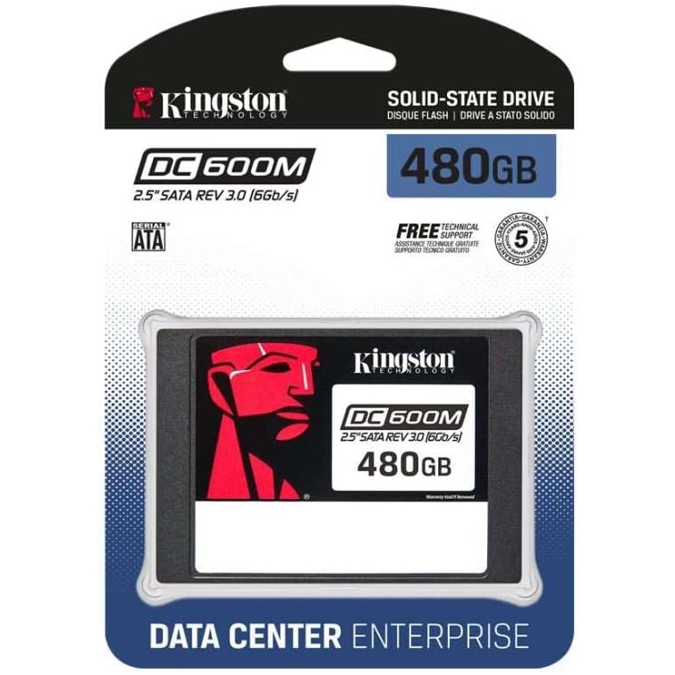 Kingston Sedc600M/480 480Gb 2.5 Inch Sata Server SSD