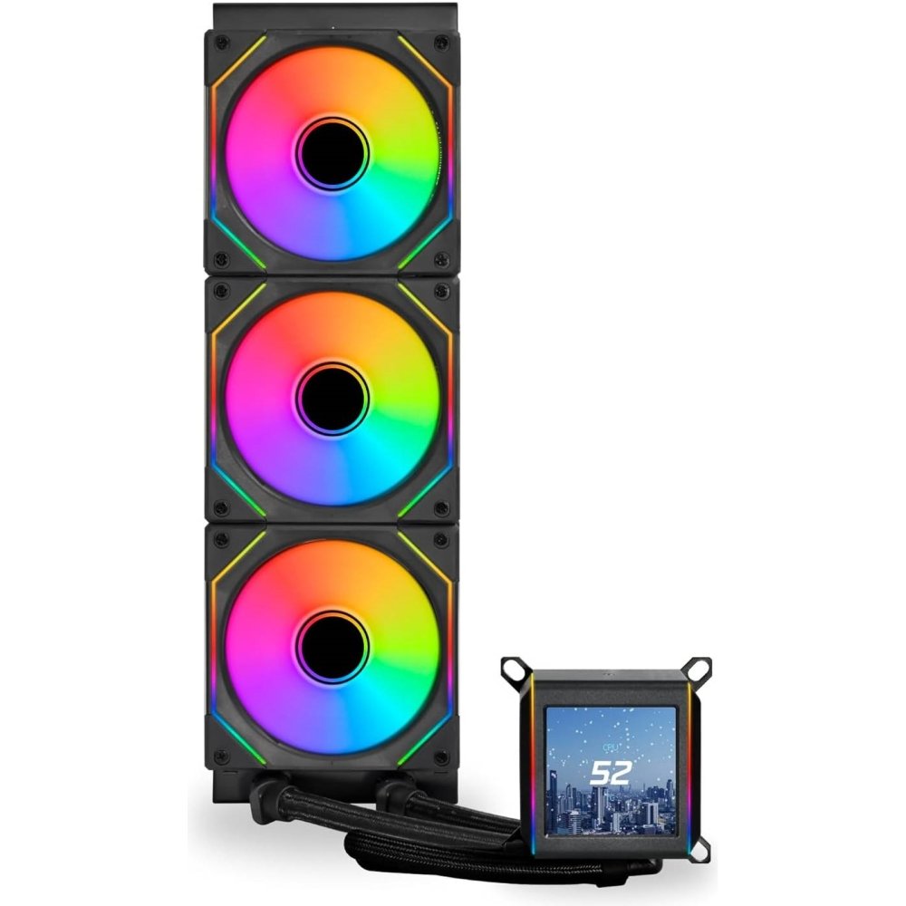 Lian Li Galahad Ii Lcd Sl-Infinity 360Mm Lga1700/1851P/Am5 Soket Si̇yah Işlemci̇ Sivi Soğutucu G89.Ga2Alcd36Inb.00
