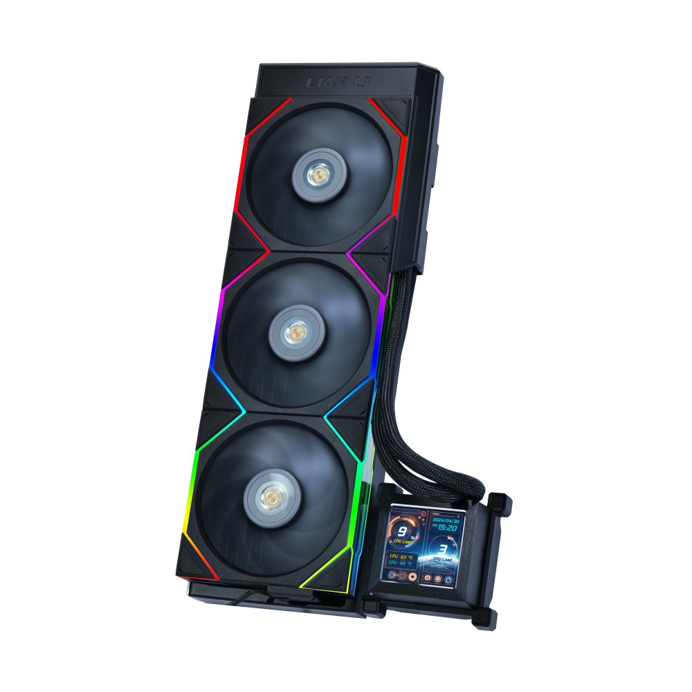 Lian Li Hydro-Shift Lcd Performance 360Mm Lga1700/1851P/Am5 Soket Si̇yah Işlemci̇ Sivi Soğutucu G89.Ghslcd36Sb.00