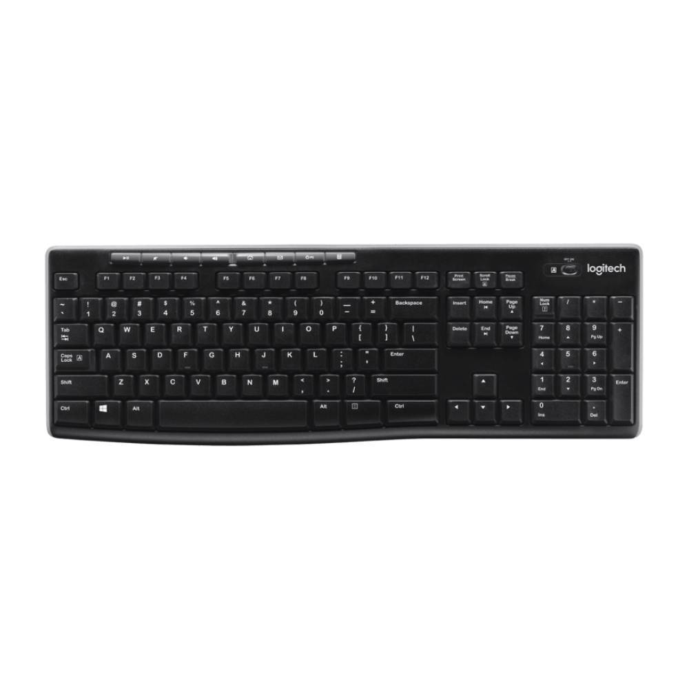 Logitech K270 Tr Kablosuz Multi̇medya Si̇yah Unifying Klavye