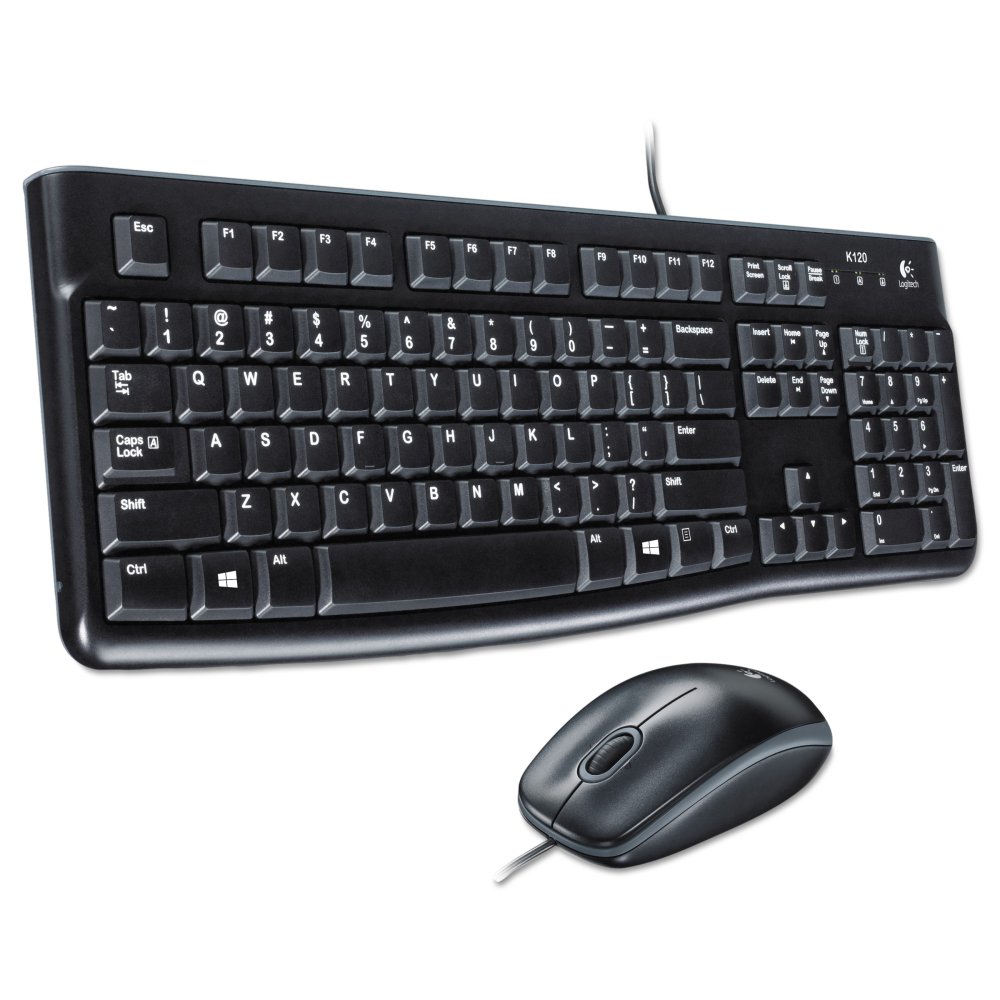 Logitech Mk120 Türkçe Kablolu Usb Standart Si̇yah 920-002560 Q Klavye Mouse
