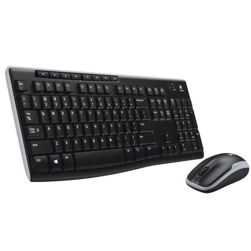 Logitech Mk270 Türkçe Kablosuz Multi̇medya Si̇yah Q Klavye+Mouse