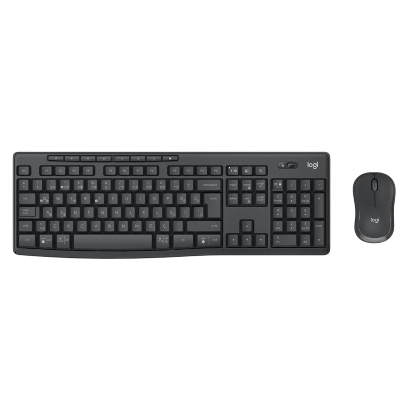 Logitech Mk370 Türkçe Kablosuz Kurumsal Si̇yah 920-012074 Q Klavye+Mouse