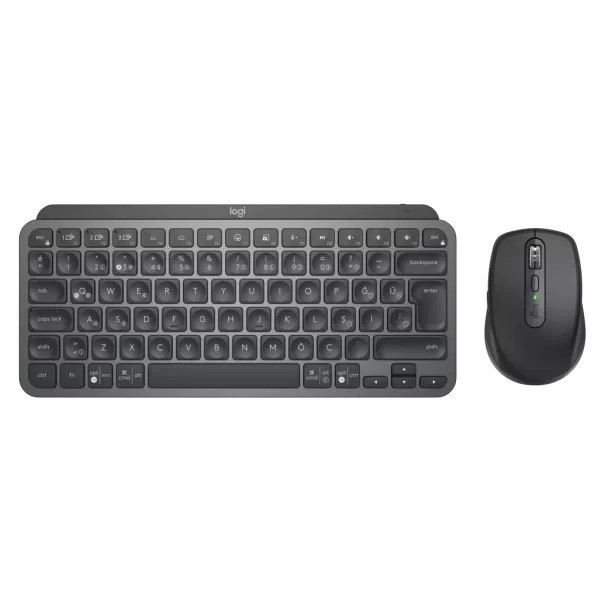 Logitech Mx Keys Mi̇ni̇ Combo Kablosuz Kurumsal Si̇yah 920-011063 Klavye+Mouse