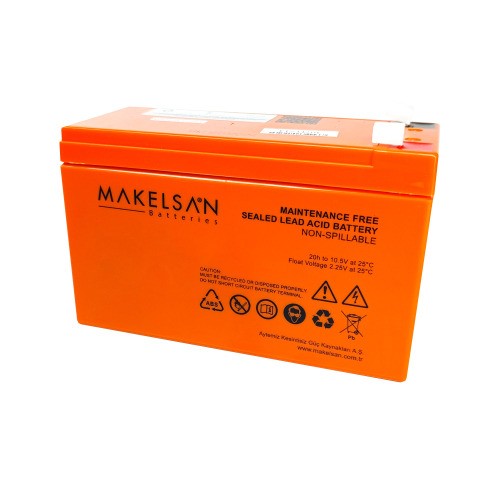 Makelsan Aku 12V 9Ah Bakimsiz Kuru Akü