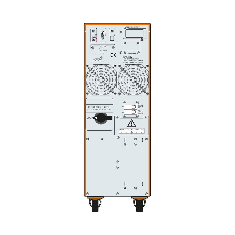 Makelsan Powerpack Se 10Kva 5-10Dk 20X12V/9Ah 1F/1F Onli̇ne Ups Mu10000N11Eag01