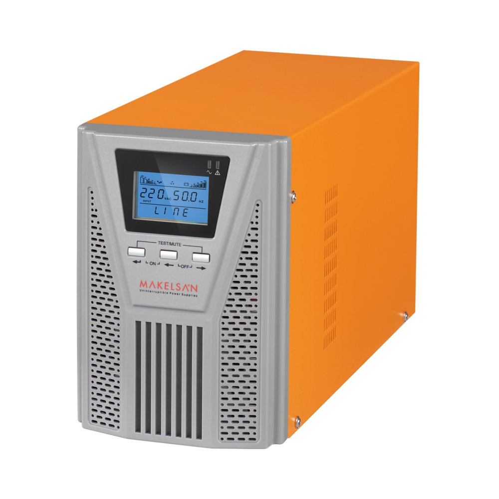 Makelsan Powerpack Se 1Kva 5-10Dk 2X12V/9Ah 1F/1F Onli̇ne Ups Mu01000N11Eav06
