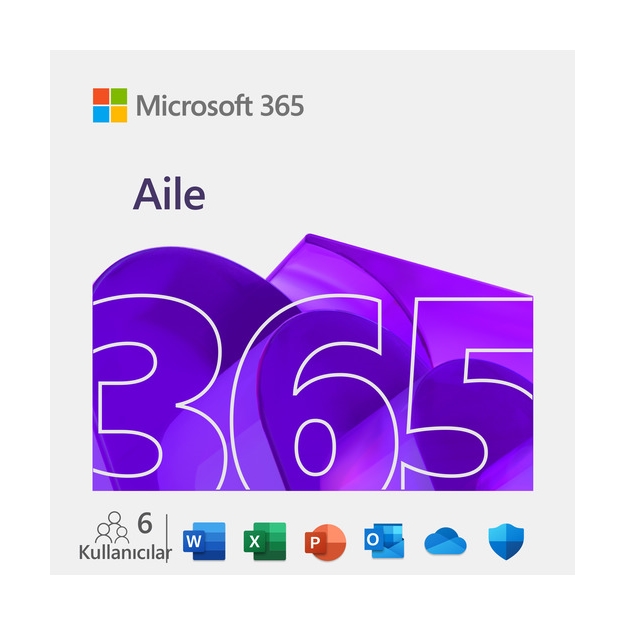 Microsoft Office 365 Ai̇le 6Gq-00086 Elektroni̇k Li̇sans