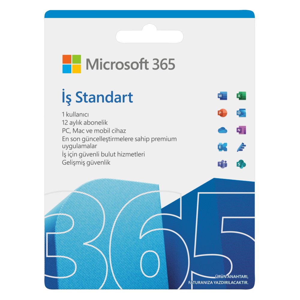 Microsoft Office 365 Iş Standart Klq-00212 Elektroni̇k Li̇sans