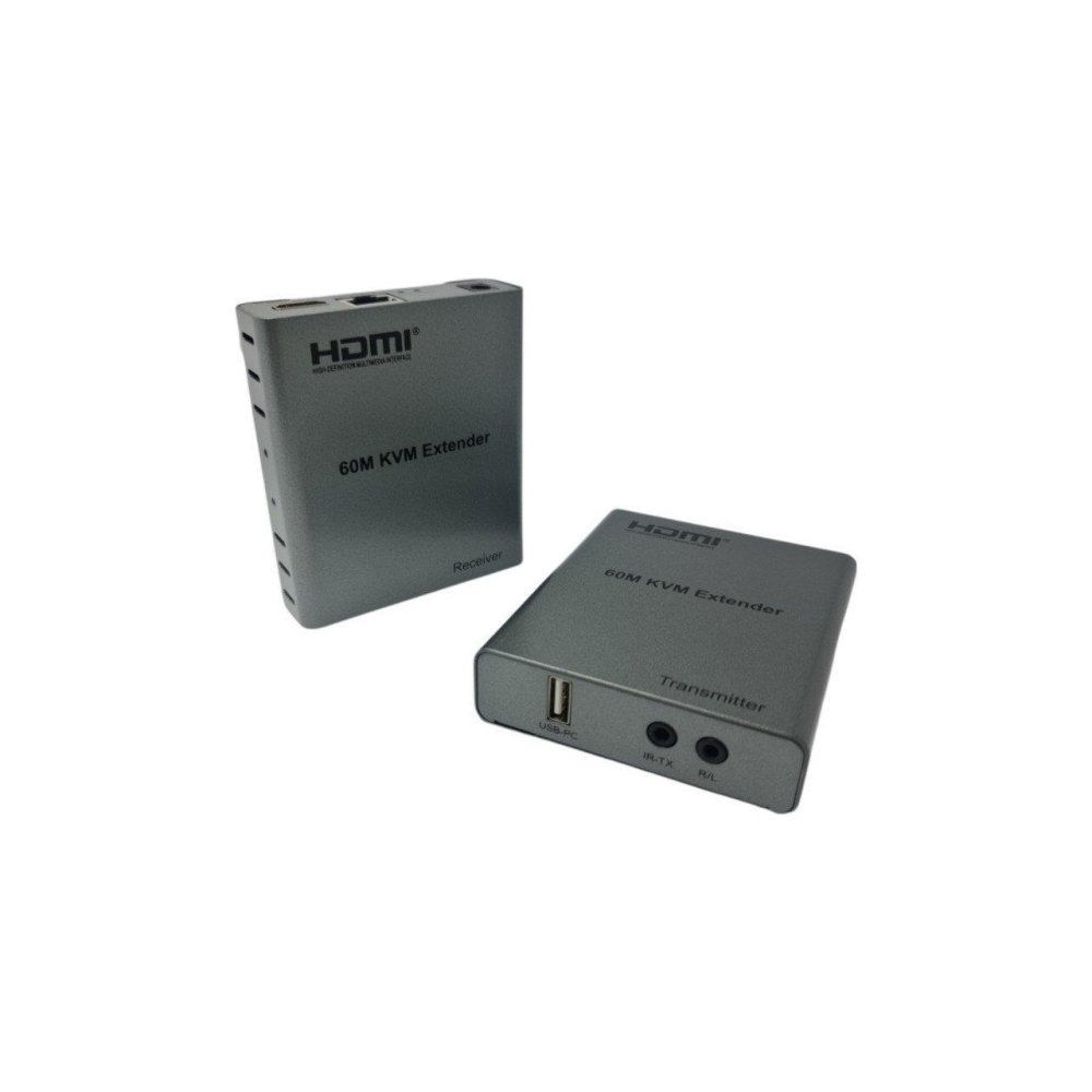 Novacom Nvc-Kvm4K60M Cat6 60Mt (2Li̇) Hdmi-Usb-Ir Extender