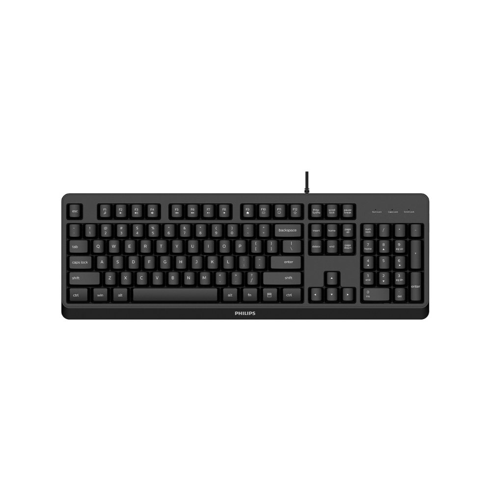 Philips Spk6207Blb Standart Si̇yah Usb Kablolu Klavye