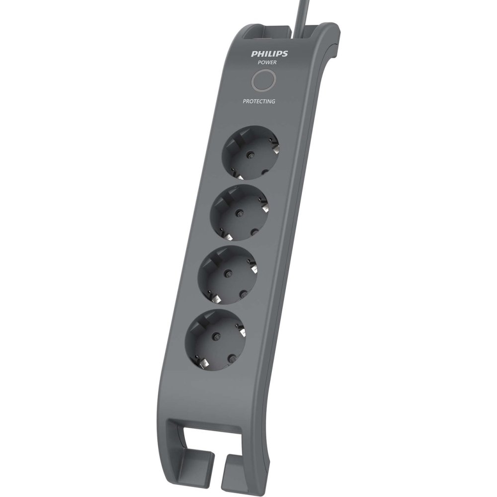 Philips Spn3140A/62 2400J 4'Lü / 2M Akim Korumali Pri̇z