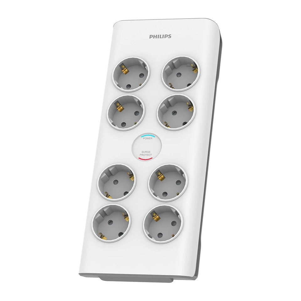 Philips Spn7080Wa/62 900J 8'Li̇ / 2M Akim Korumali Pri̇z