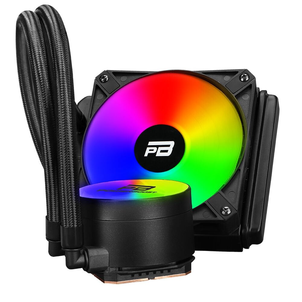 Power Boost Noble 120 120Mm Lga1700/Am5 Soket Argb Sivi Soğutma