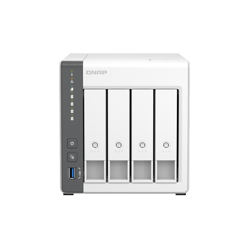 Qnap Turbonas Ts-433-4G 4 Bay 1Xglan 1X2.5Glan Nas Depolama Üni̇tesi̇