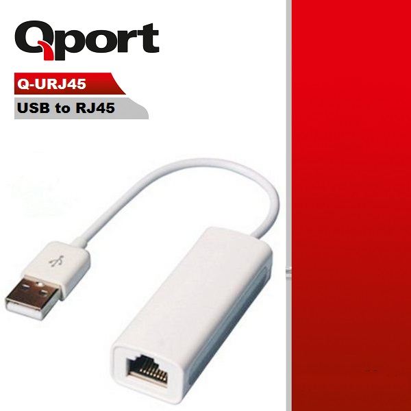 Qport Q-Urj45 Usb To Ethernet 10/100 Çevi̇ri̇ci̇ Adaptör