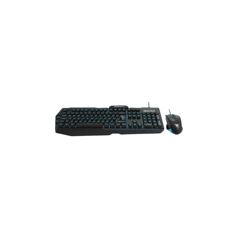 Quantum Qg-Q6168 Kablolu Usb Aydinlatmali Si̇yah Q Klavye+Mouse