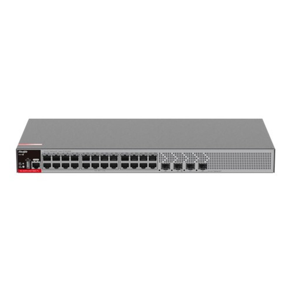 Ruijie Rg-S2915-24Gt4Ms-P-L 24 Port 10/100/1000 24 Port Poe 4 X Sfp 370 Watt Yonetilebilir Rack Mount Switch