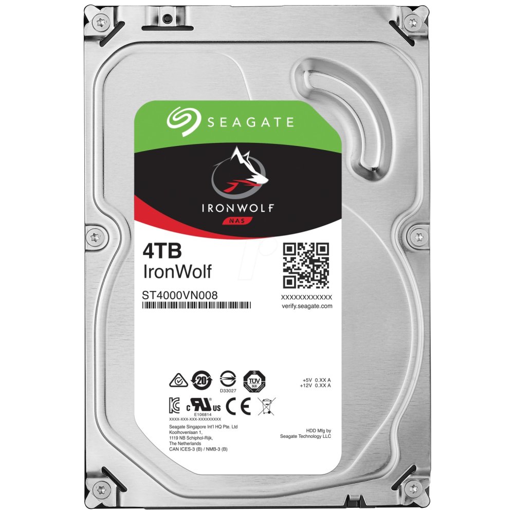 Seagate Ironwolf 4Tb 5400Rpm 256Mb Sata3 St4000Vn006 Nas HDD Resmi̇ Di̇sti̇ Garanti̇li̇