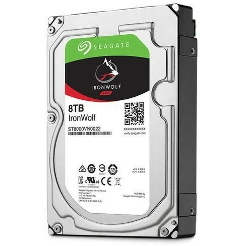 Seagate Ironwolf 8Tb 7200Rpm 256Mb Sata3 St8000Vn004 Nas HDD Resmi̇ Di̇sti̇ Garanti̇li̇