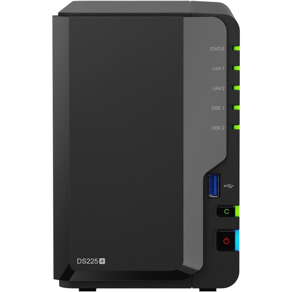 Synology Ds225Plus 2 Bay 2Xglan Nas Depolama Üni̇tesi̇