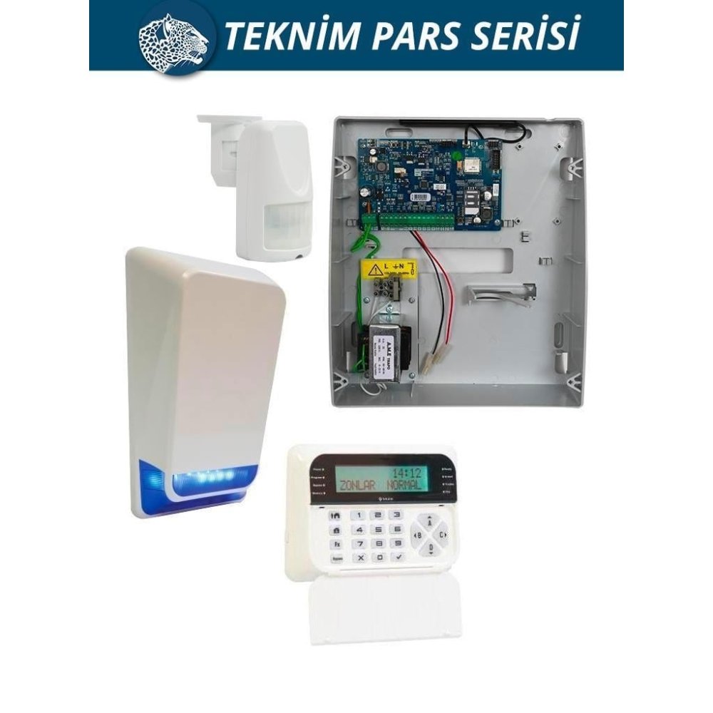 Teknim Tsp-5324Lcd Kablolu Gsm/Gprs Li̇ Alarm Set Akü Hari̇ç