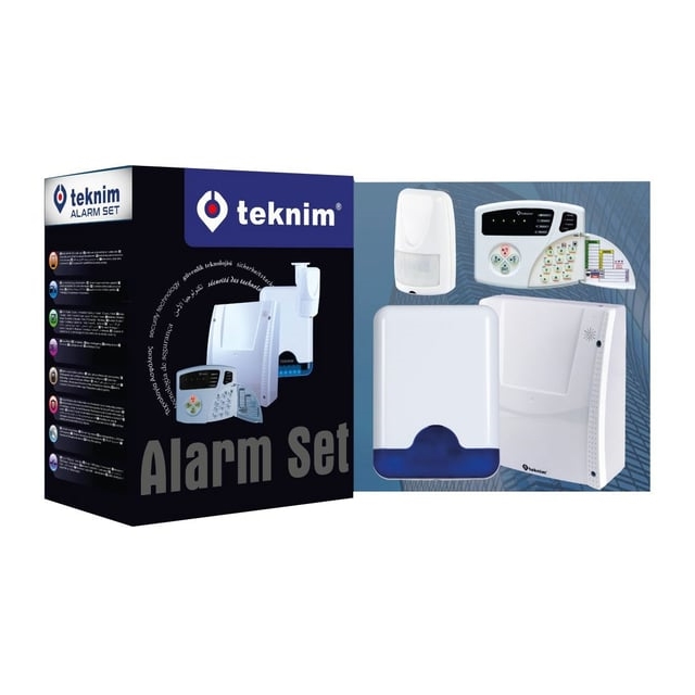 Teknim Vap-404Pt Kablolu Pstn'li̇ Alarm Paneli̇ 4 4 Zonlu