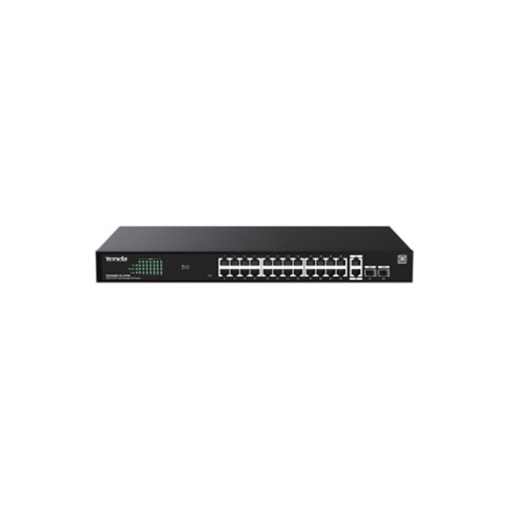 Tenda Teg2228P-24-410W 24 Port Poe 10/100/1000 2 X Sfp 410W Yonetilebilir Desktop Switch