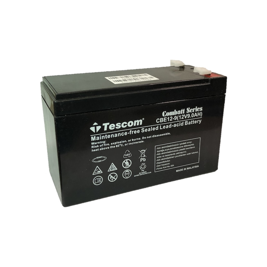 Tescom Aku 12V 7Ah Bakimsiz Kuru Akü