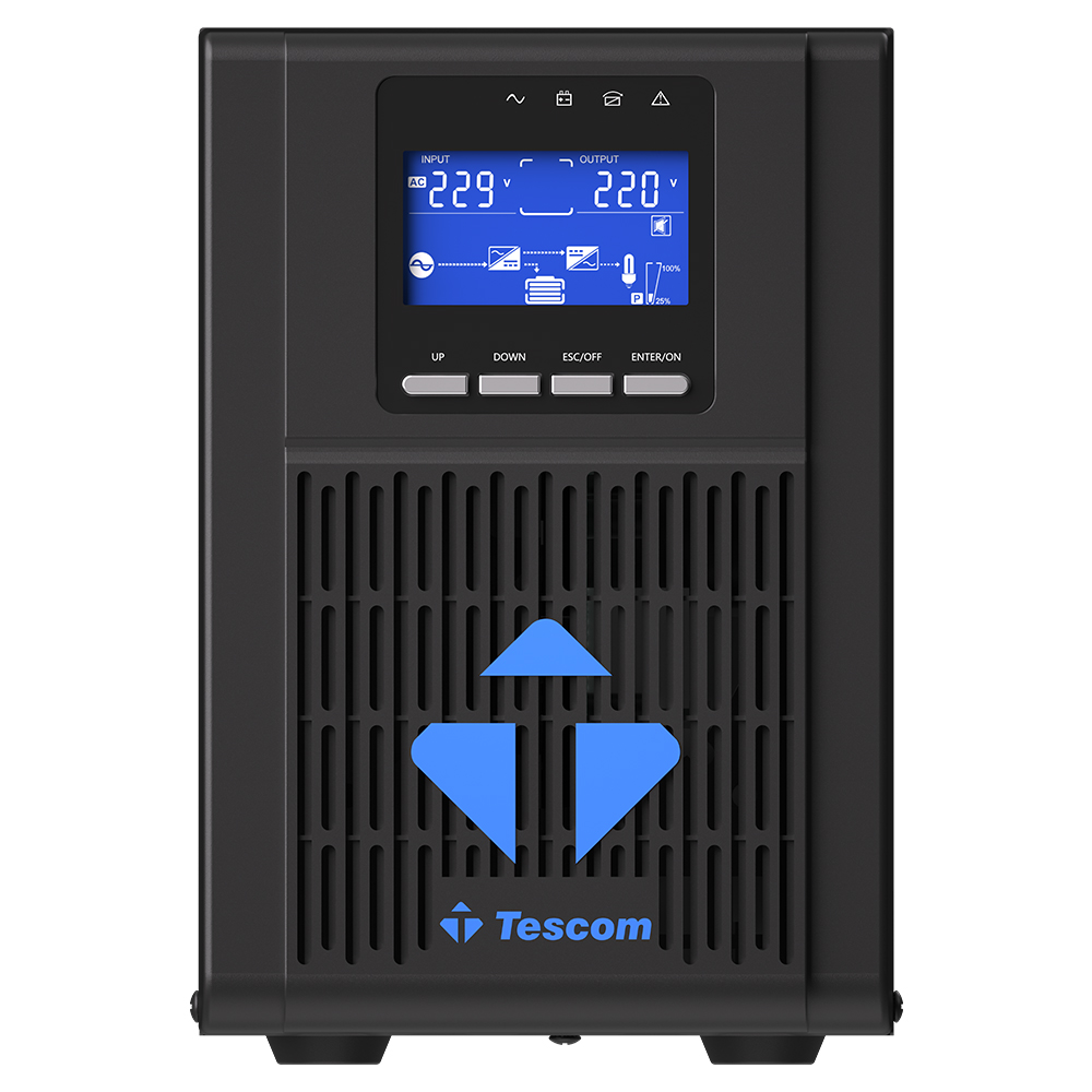 Tescom Neoline 1Kva 2X12V/7Ah 1F/1F Onli̇ne Ups 900040313