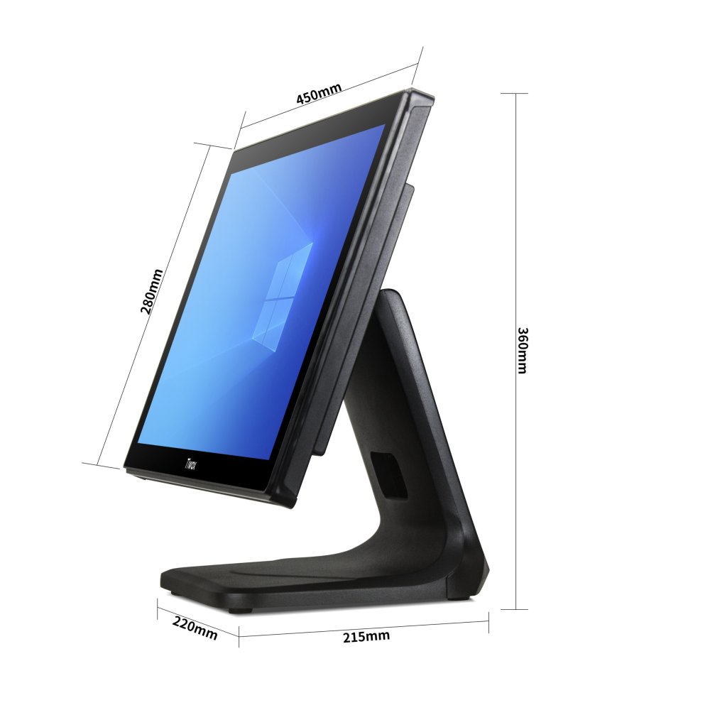 Tiwox Tp-7610 i7 10.Gen 8Gb/128Gb SSD 18.5 Inch Endüstri̇yel Pos PC
