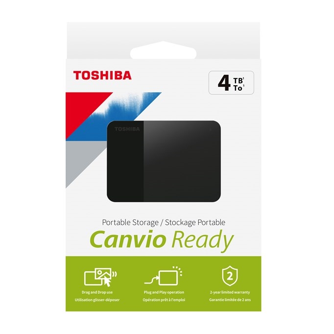 Toshiba Canvio Ready 4Tb Usb3.2 2.5 Inch Harici HDD Hdtp340Ek3Ca