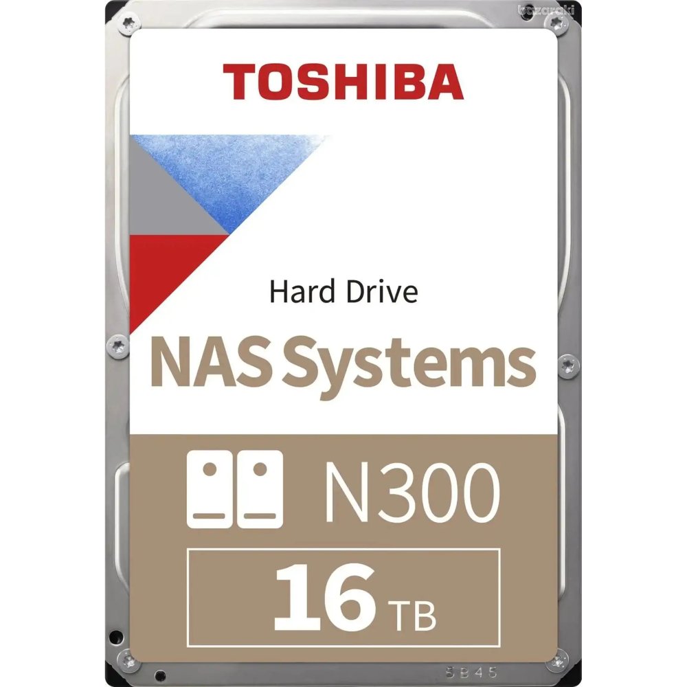 Toshiba N300 16Tb 7200Rpm 512Mb Sata3 6Gbit/Sn Mn11Aca16Ts Nas HDD