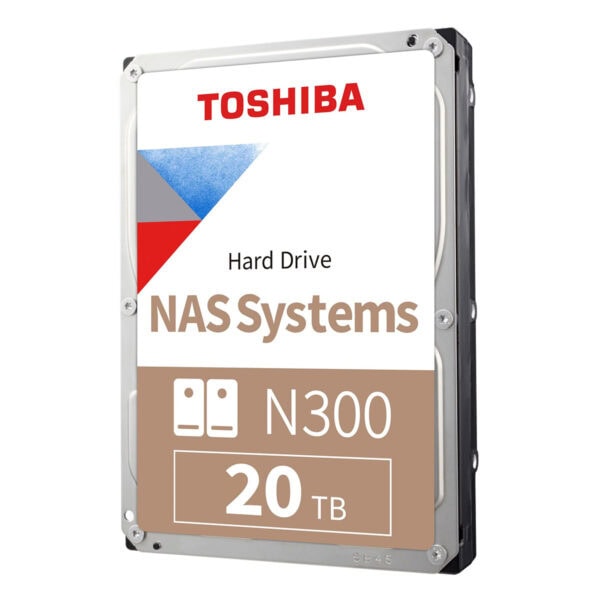Toshiba N300 20Tb 7200Rpm 512Mb Sata3 6Gbit/Sn Hdwg62Auzsva Nas HDD