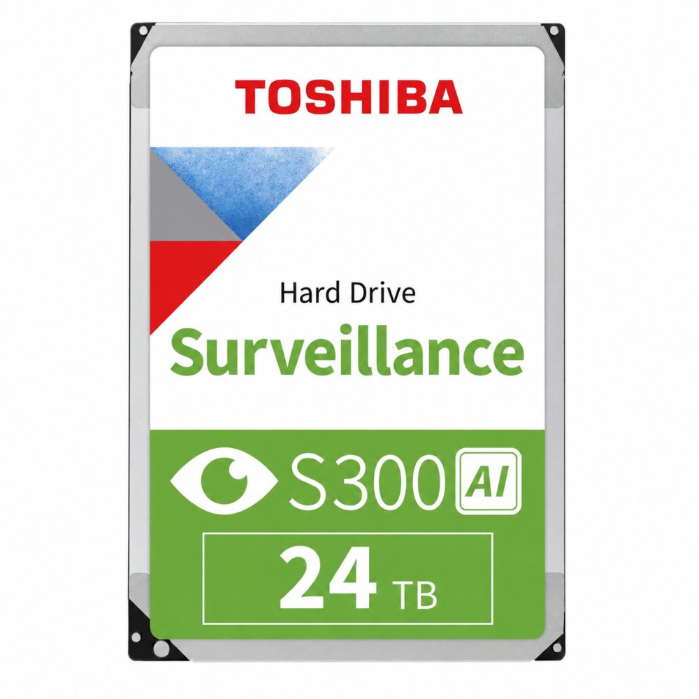 Toshiba S300 Ai 24Tb 7200Rpm 1024Mb Sata3 Mg11Aca24Te-V Güvenli̇k HDD