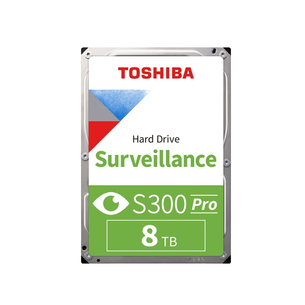 Toshiba Surveillance S300 Pro 8Tb 7200Rpm 512Mb Sata3 6Gbit/Sn Md10Ada800V Güvenli̇k HDD