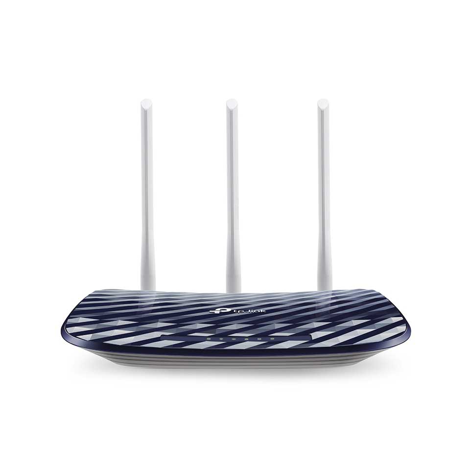 Tp-Link Archer C20 733Mbps 4Port 4X10/100 Lan/1X10/100Wan 3 Anten Dualband Router