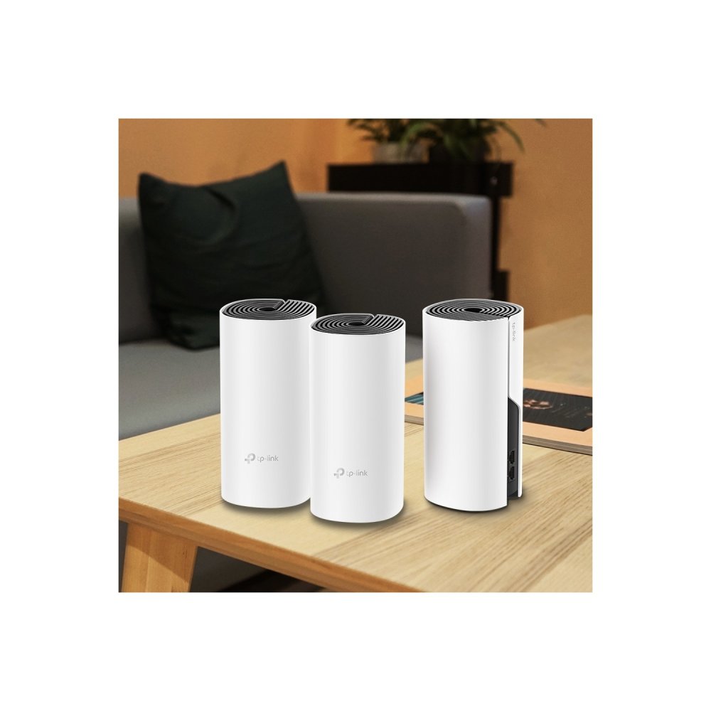 Tp-Link Deco M4(3-Pack) Ac1200 Dualband Mesh Wifi Access Point
