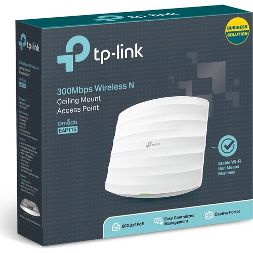 Tp-Link Eap115 300Mbps 3Dbi 2.4Ghz Tavan Ti̇pi̇ Access Point