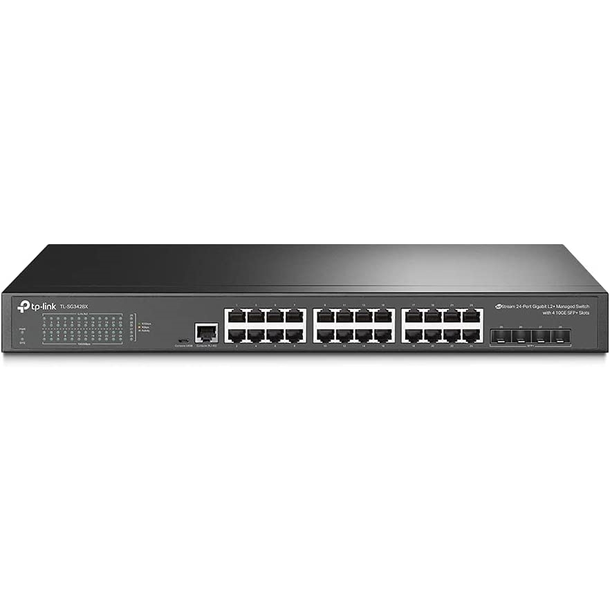 Tp-Link Omada Tl-Sg3428X 24 Port 10/100/1000 4 X Sfp Yonetilebilir Rack Mount Switch