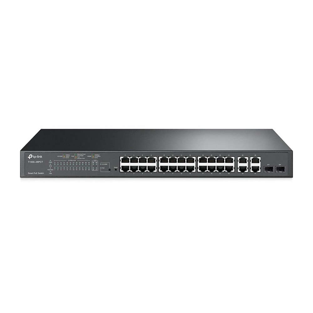 Tp-Link Omada Tl-Sl2428P 24 Port 10/100 Poe+ 2 X Sfp Yonetilebilir Desktop Switch