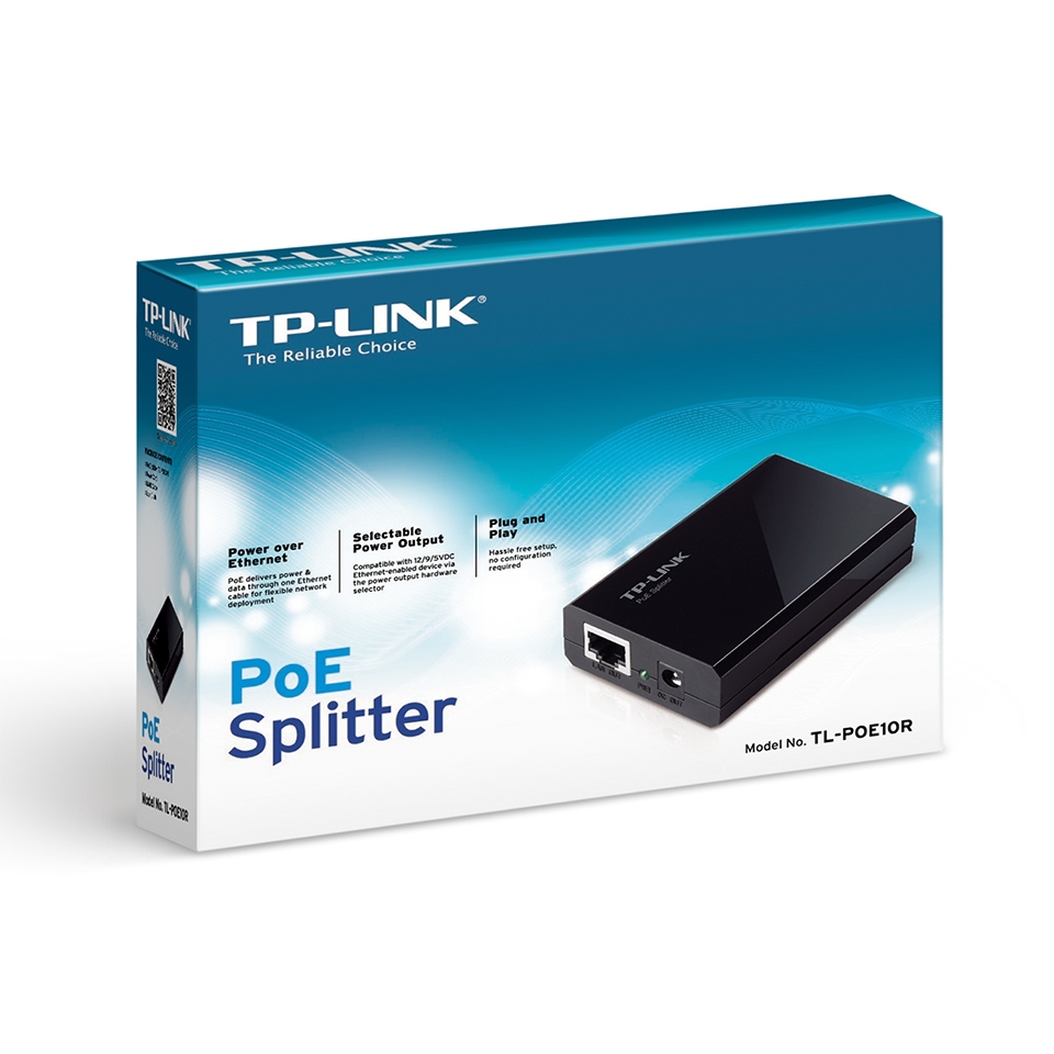 Tp-Link Tl-Poe10R Gigabit Poe Splitter