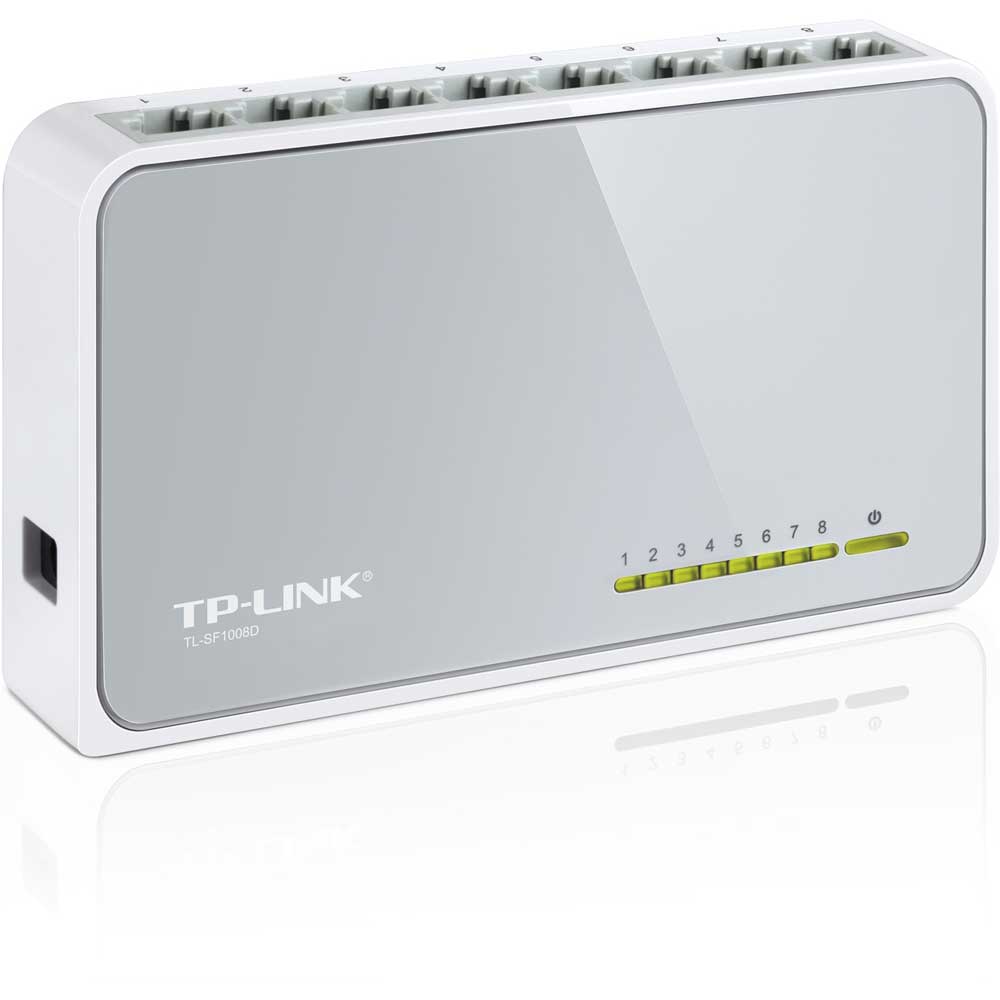 Tp-Link Tl-Sf1008D 8 Port 10/100 Fast Ethernet Desktop Switch