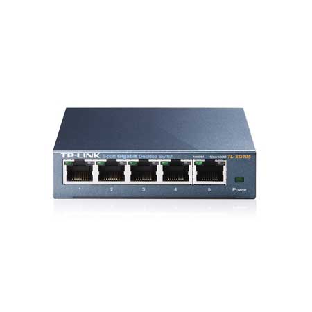 Tp-Link Tl-Sg105 5 Port 10/100/1000 Fast Ethernet Desktop Switch