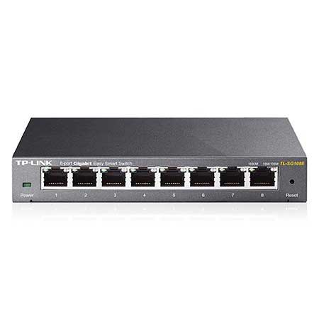 Tp-Link Tl-Sg108E 8 Port 10/100/1000 Yonetilebilir Desktop Switch