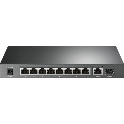 Tp-Link Tl-Sg1210P 10 Port 10/100/1000 8 Port Poe+ 1 Port Uplink+ 1 Sfp 63Watt Desktop Switch