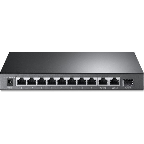 Tp-Link Tl-Sl1311Mp 10 Port 10/100 8 Port Poe 2 Port Uplink + 1 Sfp Yonetilemez Rack Mount Switch