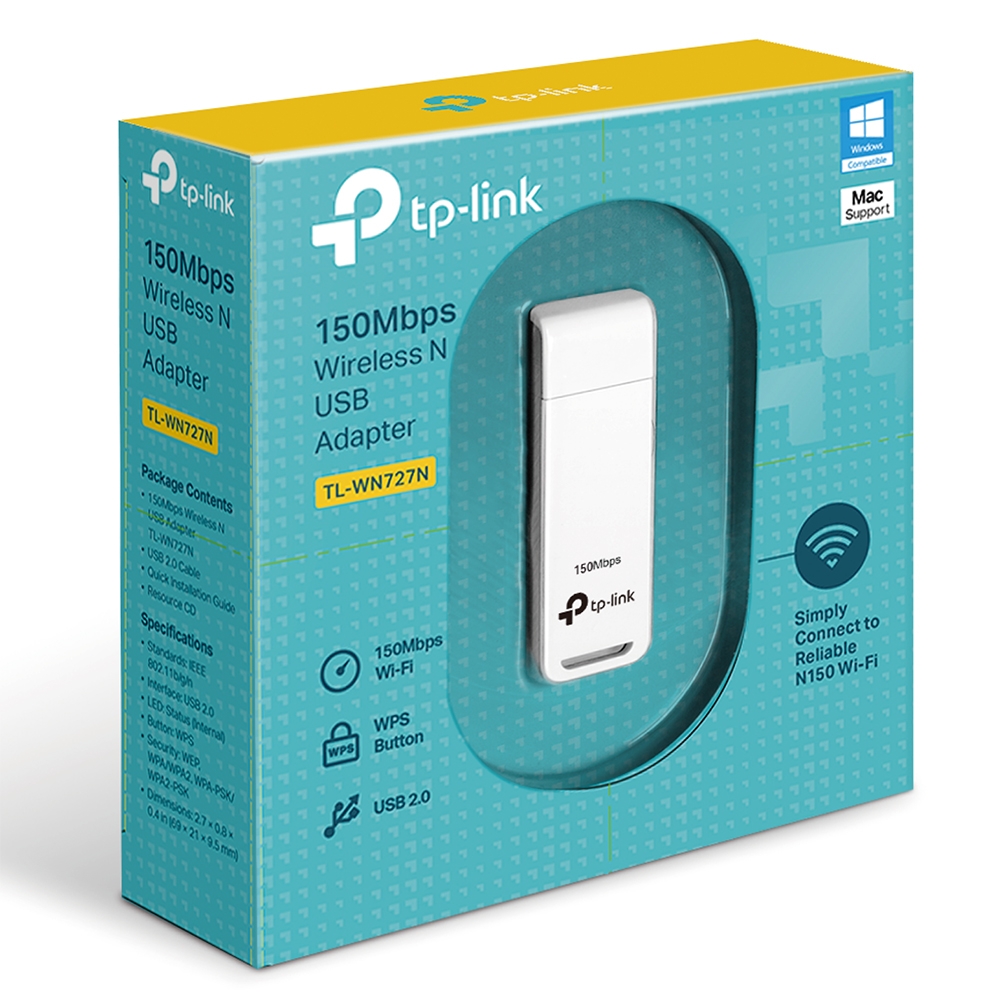 Tp-Link Tl-Wn727N 150 Mbps Usb Wireless Adaptör