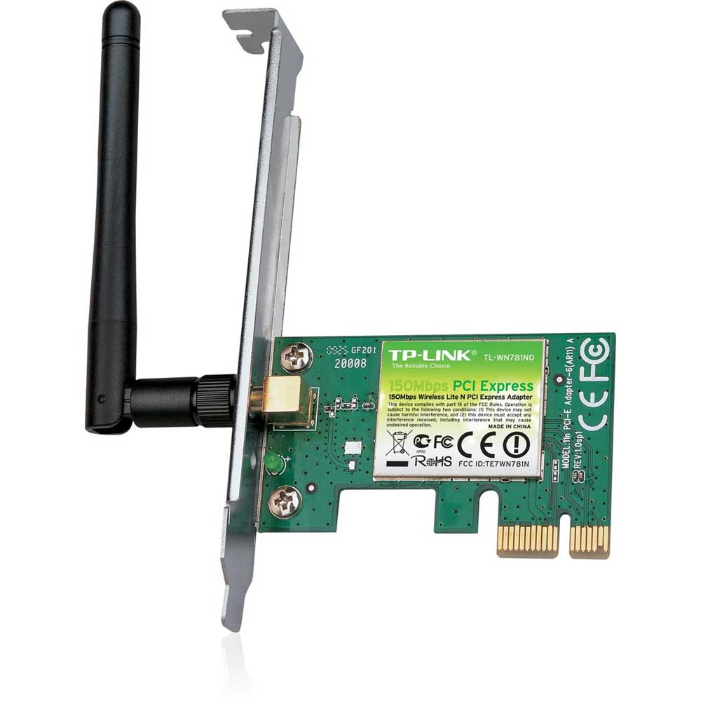 Tp-Link Tl-Wn781Nd 150 Mbps 1 Anten PCi Express Sinyal Alici Kart