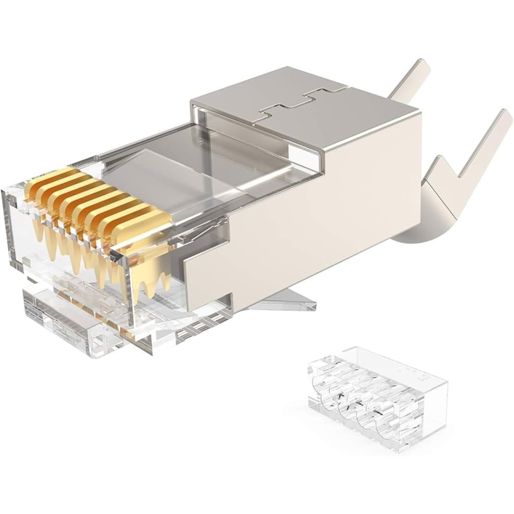 Trkli̇nk Cat6A-Cat7 Metal Ftp Plug Jack